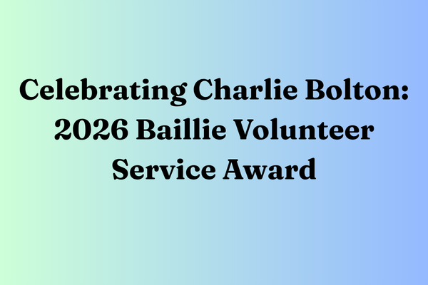 2026 Baillie Volunteer Service Award